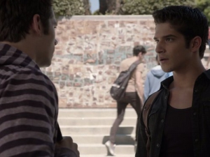 Tyler Posey and Dylan O'Brien in Teen Wolf (2011)